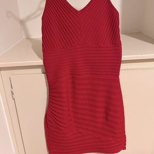 Silk Designer Wayne Roger’s Body Con stretch dress. Vintage 1980s